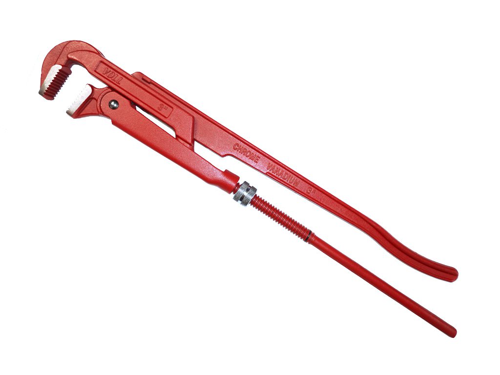 Газовый ключ VOLL 90°, 3" L тип