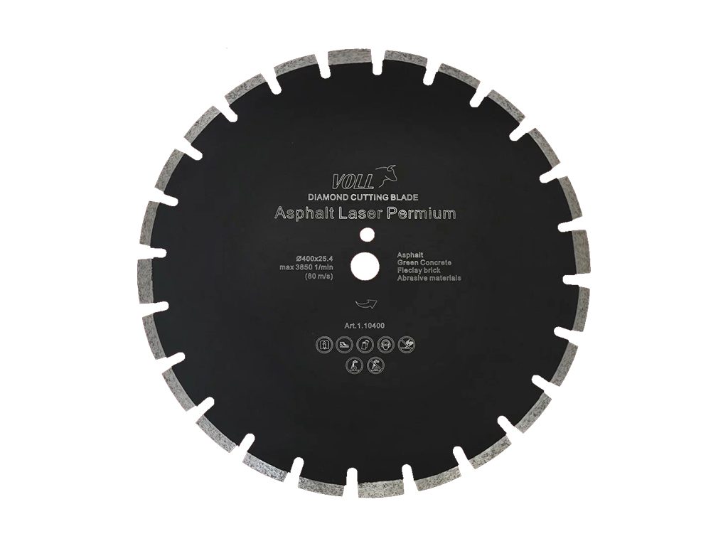 Алмазный диск Asphalt Laser PREMIUM VOLL 400x25,4 мм Алмазный диск Asphalt Laser PREMIUM VOLL 400x25,4 мм