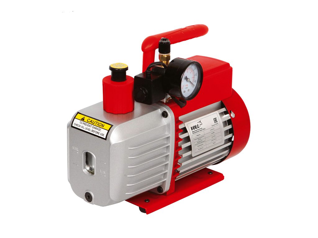 Двухступенчатый вакуумный насос VOLL V VAC 1,8 42л/мин, 1,8CFM, 1/4HP